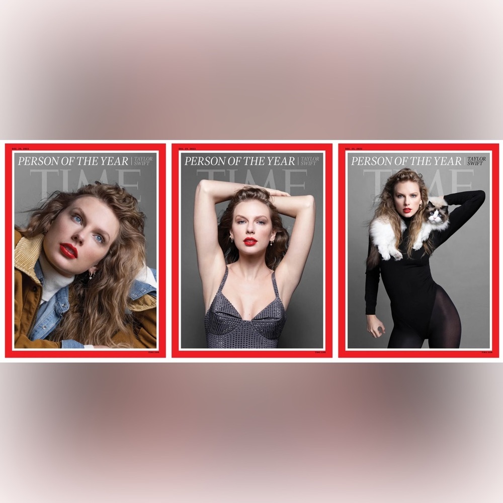 TAYLOR SWIFT - TIME Magazine Person Of The Year 2023 - 3 Cover Set Collectible